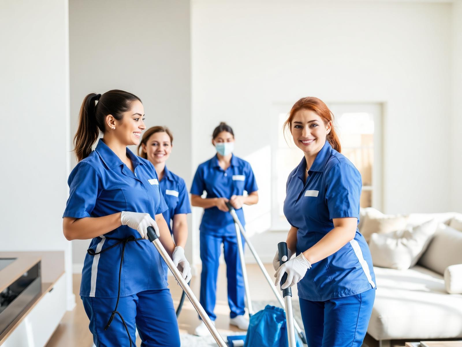 Equipe Calimpeza realizando limpeza profissional em ambiente moderno